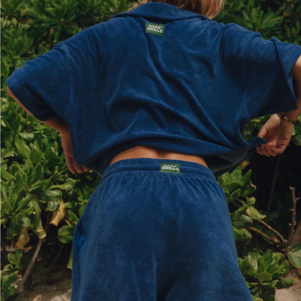 Daily Drills Terry Cropped Sweater